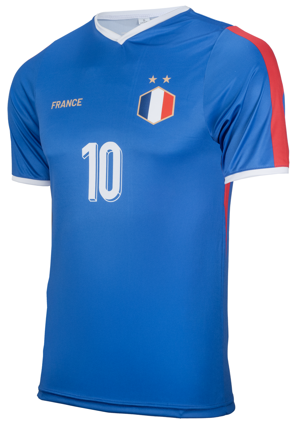 "FRANCE" Polyester Football Jersey – Show your support for the Tricolors!