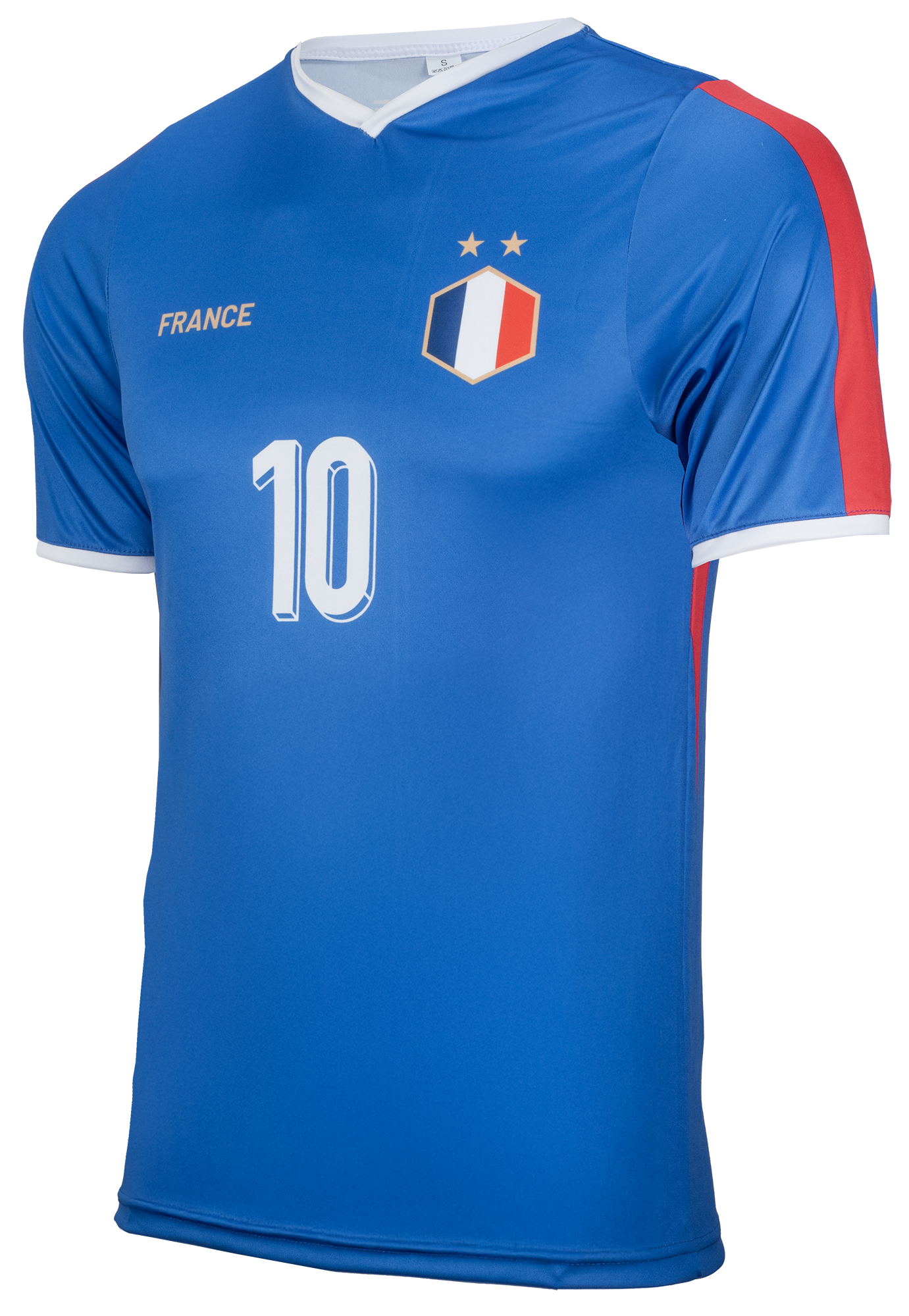 "FRANCE" Polyester Football Jersey – Show your support for the Tricolors!