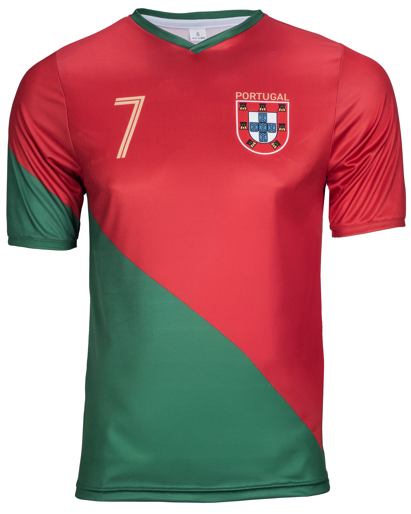 "PORTUGAL" Polyester Football Jersey – Show your support for Portugal!
